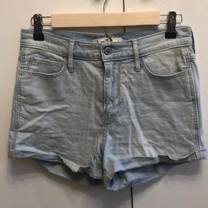 high rise Hollister shorts